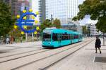 VGF Straßenbahn Frankfurt am Main Düwag R-Wagen 004 am 23.09.24