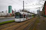 VGF Straßenbahn Frankfurt am Main Bombardier Flexity Classic S-Wagen 268 und 2xx am 23.09.24 als Linie 20