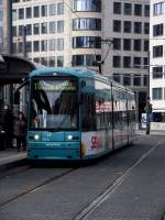 VGF S-Wagen alias Tw 212 auf der Linie 11 in Frankfurt am Main 