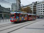 Die schnste Tram in Frankfurt,..nein die schnste auf der Welt,am 24.11.2006 am Willi-Brand-Platz.