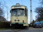 VGF Düwag O-Wagen 110 am 26.03.16 in Frankfurt am Main Schwanheim Downside