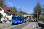 Freiburg Tw 212, Merzhauser Straße, 10.04.2017.