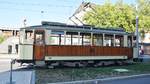 Freiburg im Breisgau - Oldtimer Tram 56 - Historische Straßenbahn Rastatt T4 - Aufgenommen am 20.09.2018