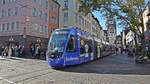 Freiburg im Breisgau - Straßenbahn CAF Urbos 309 - Aufgenommen am 27.09.2018
