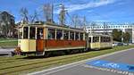 Freiburg im Breisgau - Oldtimer Tram Nr. 56 und Historischer Beiwagen Nr. 135 - Aufgenommen am 16.03.2019