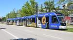 Straßenbahn CAF Urbos Nr. 304 - Aufgenommen am 02.06.2019