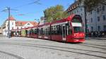 Straßenbahn Siemens Nr. 285 - Aufnahme in Freiburg im Breisgau am 21.09.2019