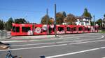 Am 08.09.2020 habe ich diese Straßenbahn mit Hersteller Siemens Nr.