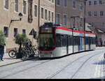 VAG Freiburg i.B. - Strassenbahn DUEWAG GT8Z Nr.250 unterwegs auf der Linie 2 in der Stadt Freiburg am 2024.06.07