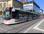 VAG Freiburg i.B. - Strassenbahn DUEWAG GT8Z Nr.251  unterwegs auf der Linie 3 in der Stadt Freiburg am 2024.06.07