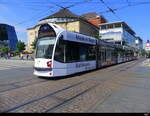 VAG Freiburg i.B. - Strassenbahn Siemens Combino Advanced Nr.286 unterwegs in der Stadt Freiburg am 2024.06.07