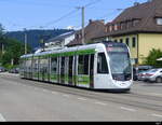 VAG Freiburg i.B. - Strassenbahn CAF Urbos 100 Nr.312 unterwegs auf der Linie 1 in der Stadt Freiburg am 2024.06.07