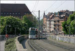 Rampe zur Haltestelle Hauptbahnhof -    Die westliche Stadtbahnrampe am Freiburger Hauptbahnhof auf Stühlinger Seite.