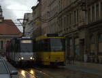 Begegnung in der Berliner Straße in Görlitz.