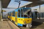 Eine KT4D wartet am Gothaer Hbf auf die Fahrt ber die Thringerwaldbahn nach Tabarz