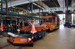 Schneepflug der Jenaer Strassenbahn im Betriebshof Burgau zum 111 Jahre  JeNah  am 02.06.2012