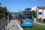 KVG 8NGTW Wagen 609 als Linie 1 am 24.07.19 in Kassel 