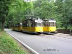 Deutschland / Straenbahn / Bad Schandau - Kirnitzschtalstrasse 15.07.2006