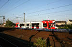 Am 18. Juni 2010 konnte ich in Köln-Nippes die Überführung eines FOC-Triebwagens für Krefeld ablichten.