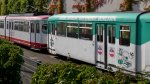 Die alten, ausrangierten Krefelder GT8-Straenbahnwagen standen am 5.9.2010 noch auf dem Depotgelnde und warteten auf ihren Abtransport (aus dem Schluff aufgenommen)..