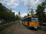 Die  schwarze  Bahn: ber Pfingsten gab es in Leipzig die Linie 31 als  WAVE-GOTIK -Bahn, die zwischen Hbf und dem Strbf Dlitz pendelte.