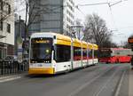 MVG Stadler Variobahn 223 am 04.03.17 in Mainz Hbf. Sie ist die neueste Variobahn in Mainz