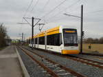 MVG Stadler Variobahn 234 am 04.03.17 in der Nähe der Mainzer Hochschule