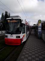 Tw 214 in Mainz Hechtsheim am 21.02.13 