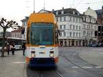 RNV Düwag M8C 3254 (modernirsiert) am 25.02.16 in Heidelberg auf der Linie 26