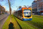 RNV Bombardier Variobahn RNV6 Wagen 4130 am 30.11.24 in Mannheim