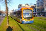 RNV Bombardier Variobahn RNV8 Wagen 3277 am 30.11.24 in Mannheim