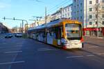 RNV Bombardier Variobahn RNV6 Wagen 4158 am 30.11.24 in Mannheim