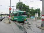 Wagen 1019 der Mannheim Straenbahn am 7.7.2005 in Mannheim Hbf.