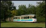 Wagen 125 beim  Central Park  an der Marienkirche.