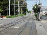 RNV Wendeanlage Bismarckplatz am 27.05.14 in Heidelberg