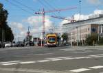 RNV Variobahn 4158 am 27.09.14 in Heidelberg 