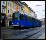 Tw 274 der Mlheimer Straenbahn bei Mlheim Stadtmitte. Aufgenommen am 5.12.2009