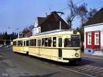 Tw 227 wurde bereits 1991  museal  hergerichtet, stand aber noch bis 1995 im Liniendienst.