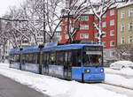 München 

Auch auf der Linie 19 sieht man noch ein paar R2.2, wie hier 2144 in der Lautensackstraße, 11.01.2019. 