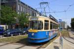 Alte Tram 2412 - Moosach Bf - 24.7.2015