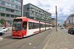 Nürnberger Verkehrs AG Adtranz GT8N Wagen 1126 am 24.06.18 in Nürnberg Hbf