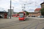 Nürnberger Verkehrs AG Adtranz GT8N Wagen 1118 am 24.06.18 in Nürnberg Hbf