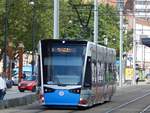 Vossloh 6N2 Nr. 611 der Rostocker Straßenbahn AG in Rostock am 27.06.2017