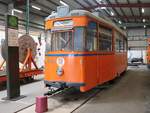 Lowa Wagen 552 der Rostocker Straßenbahn AG im Depot12 am Tag der offenen Tür am 03.08.2024