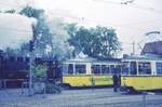 SSB Filderbahn Bf.S-Möhringen Lok16 der GES mit 31er[477]und 6er[513]am 04-05-1975