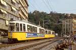 Stuttgart 513 + 528, Charlottenplatz, 04.09.1987.