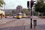 Stuttgart SSB SL 13 (Maschinenfabrik Esslingen-GT4 (Typ 31.2) 425) Untertürkheim, Inselstraße / Wunderstraße am 8.