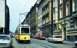 SSB Stuttgart__Gartenschau-TW (GS) 851 [Uerdingen 1939] auf Sonderfahrt auf Linie 8 in der Landhausstr.__06-05-1972