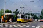 Stuttgarter GT 4-Straßenbahnzug der Linie 15 nach Heumaden (Datum leider unbekannt)