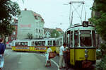 1983: Die wenig bekannte Stuttgarter Straßenbahnschleife Schreiberstraße der Linie 14 